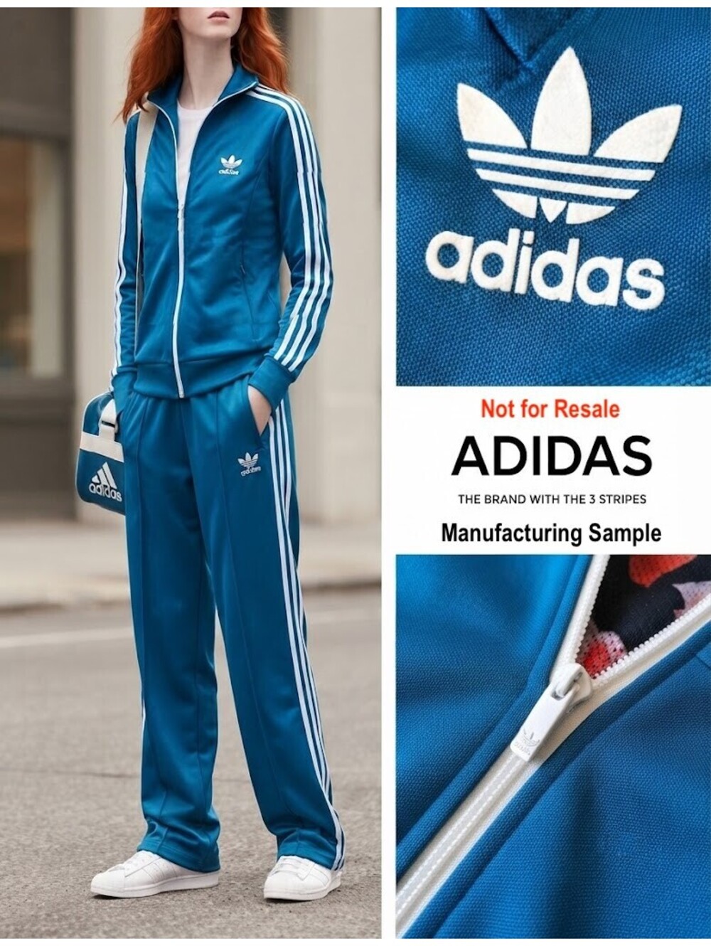 Adidas Firebird Tracksuit Women Not-for-Sale China Cyan Sz S